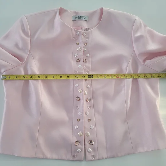 Chic Tutu Pink Dress and Jacket Set By Kasper Size 14/16 - Picture 12 of 16